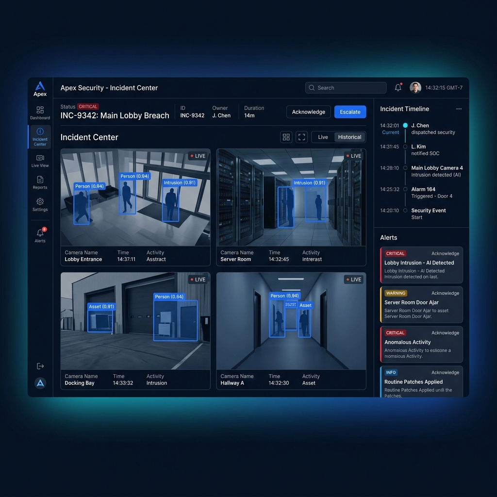 CIVA Incident Center Dashboard